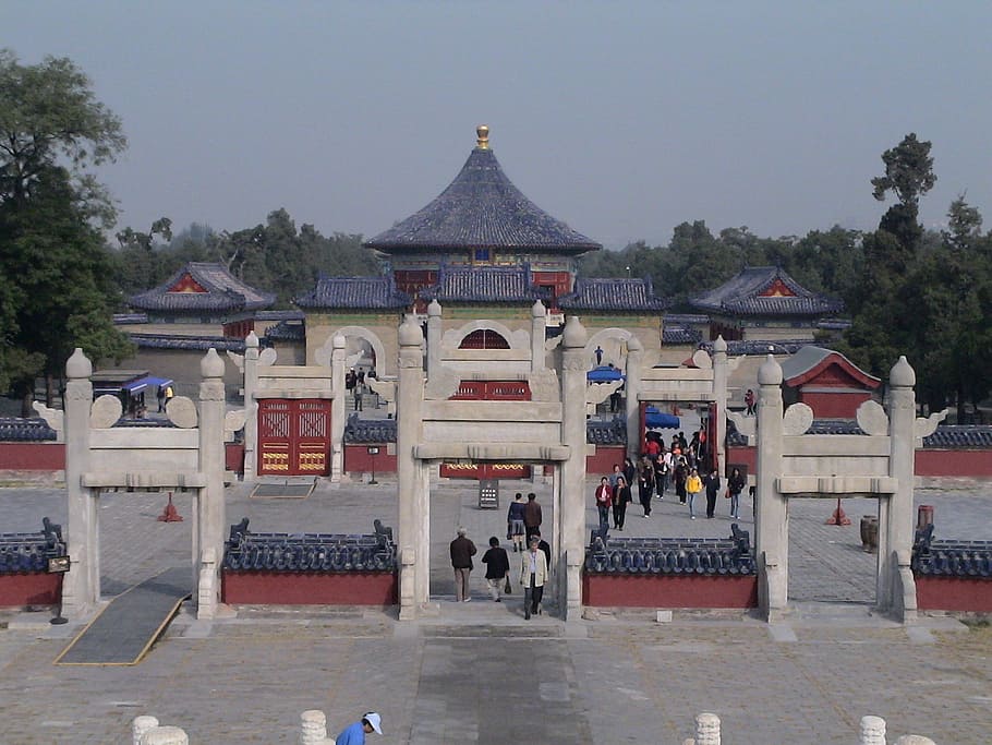 china, beijing, forbidden city, human, architecture, built structure HD wallpaper