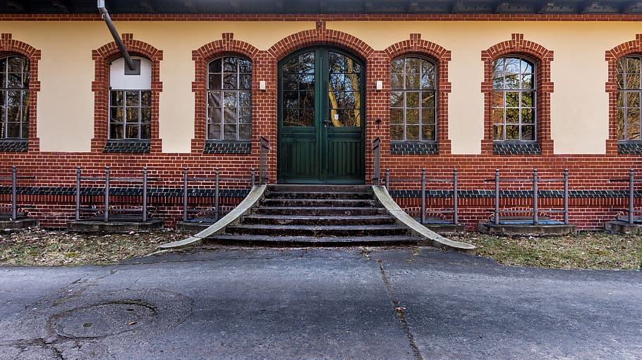 architecture, house, road, old, building, input, window, door HD wallpaper