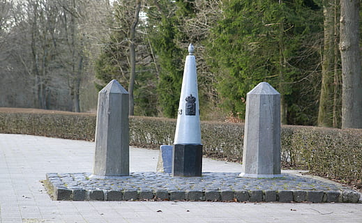 landmark, stone, milestone, border, dreiländereck, history HD wallpaper
