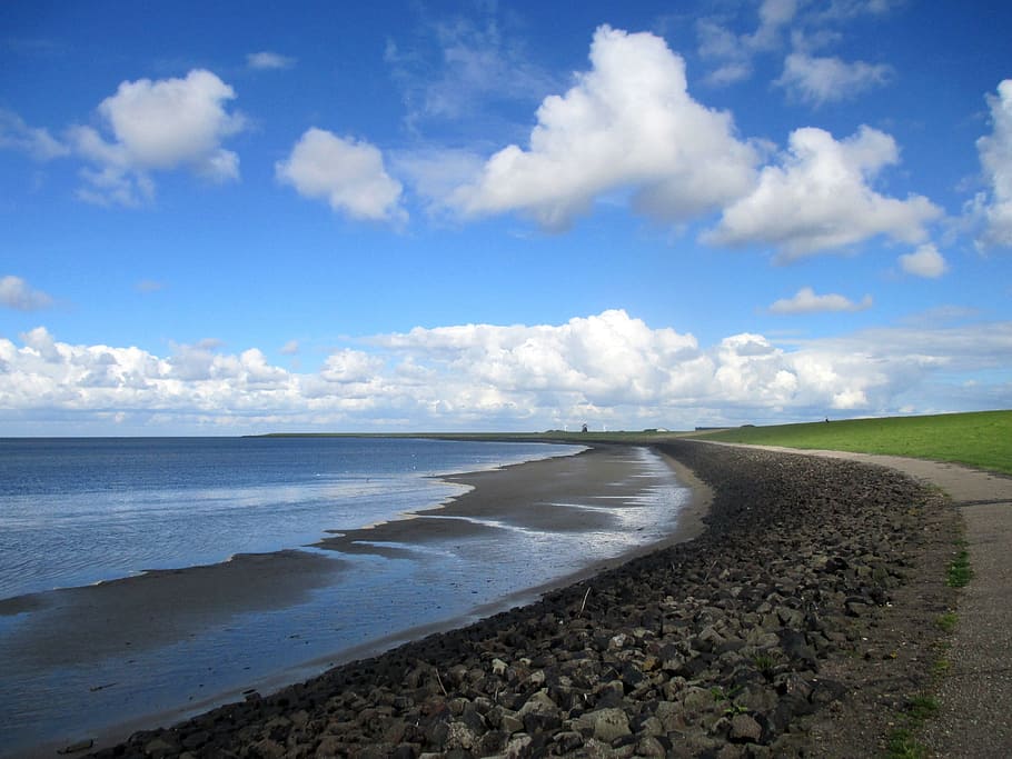 Sky, Island, wide, scenics, cloud - sky, nature, tranquil scene HD wallpaper