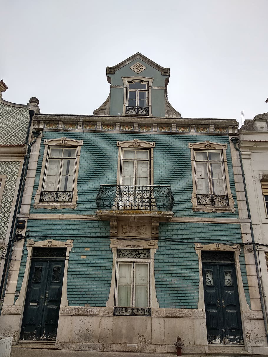 house, old, door, tile, building exterior, built structure HD wallpaper