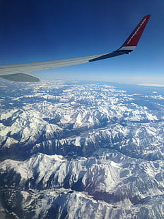fly, pyrenees, summit, snow, mountain summit, pico aneto, panorama HD wallpaper