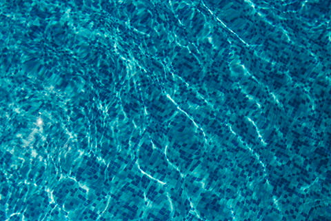 Blue ripped water in swimming pool, summer, vacation, blue water HD wallpaper