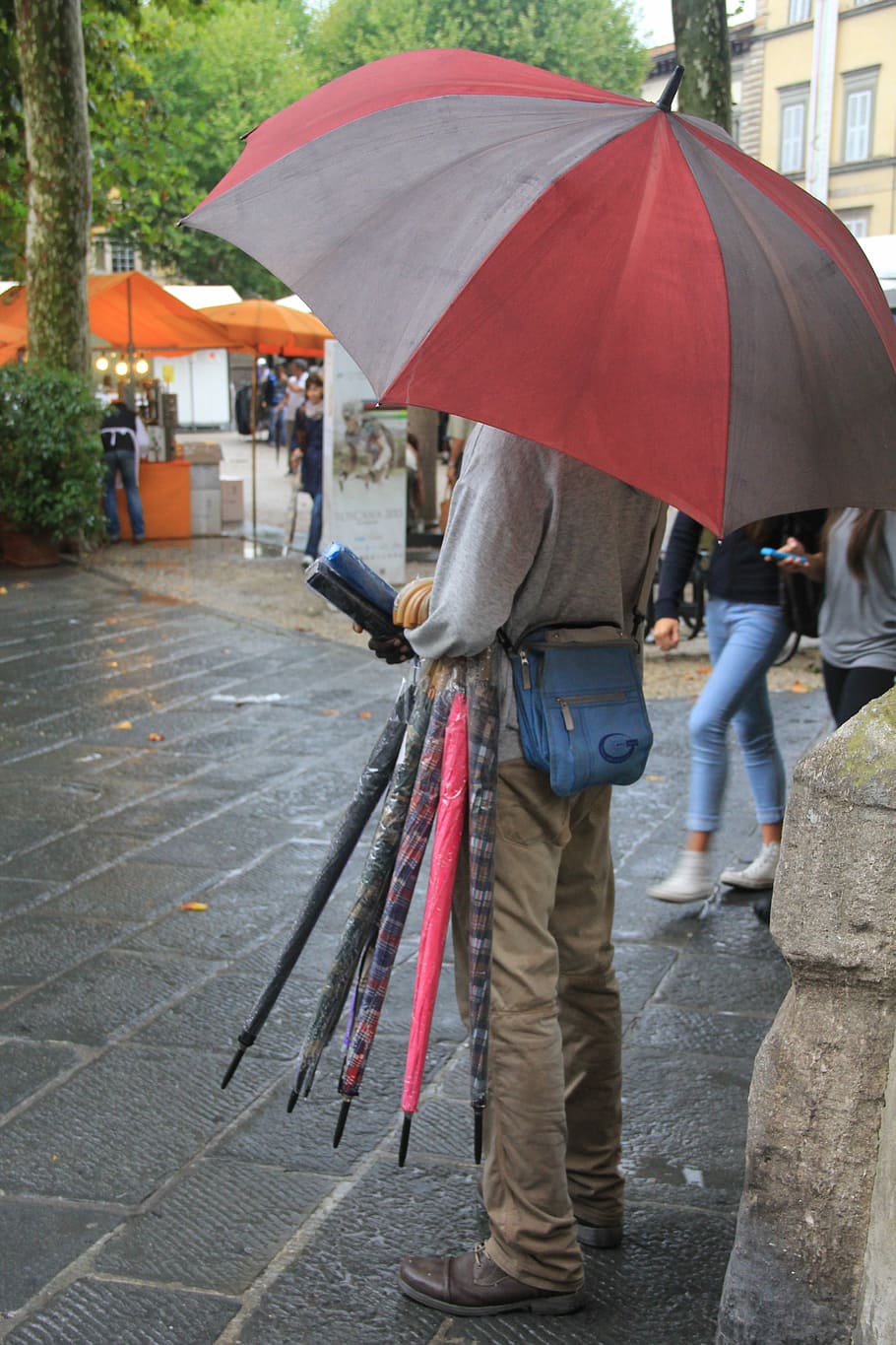 Umbrella, Men'S, rain, protection, adults only, holding, wet HD wallpaper
