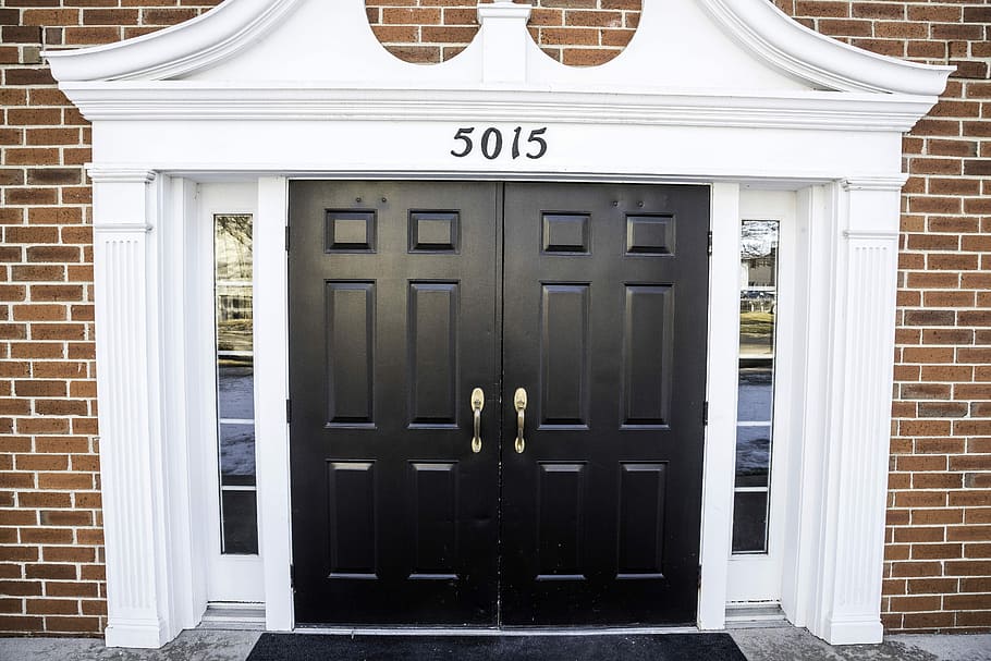 Doorway into the building, frame, photos, public domain, architecture HD wallpaper
