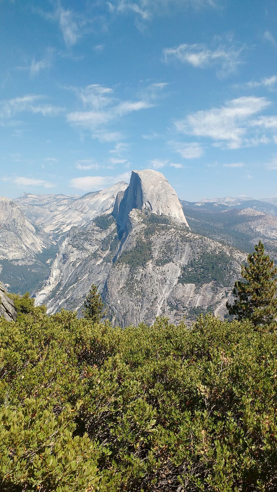 yosemite, half, dome, mountain, beauty in nature, scenics - nature HD wallpaper