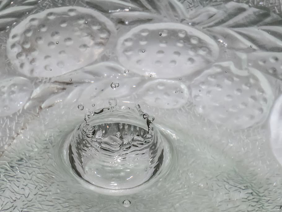 water, bubble, glass, source, forms, jet, fresh water, cold HD wallpaper