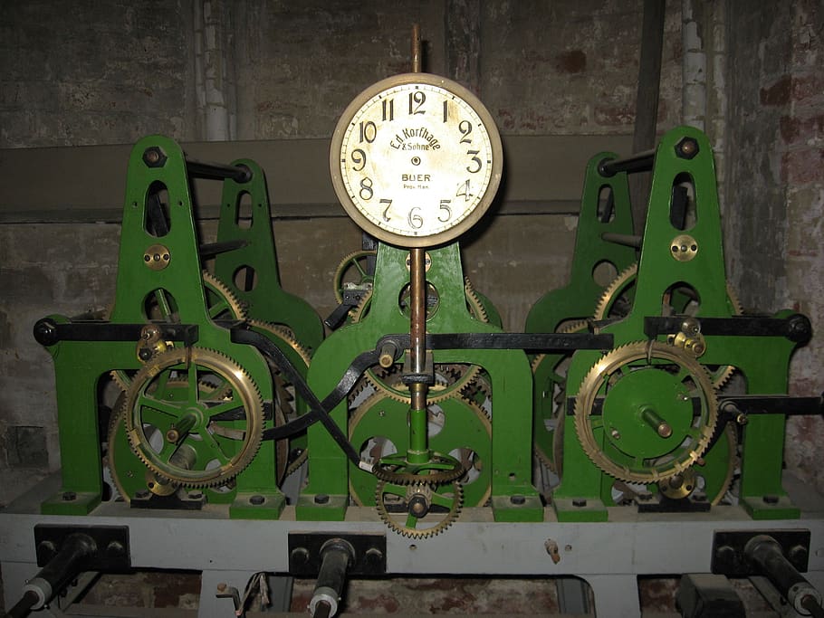 clock, movement, clock tower, timepiece, technology, mechanics HD wallpaper