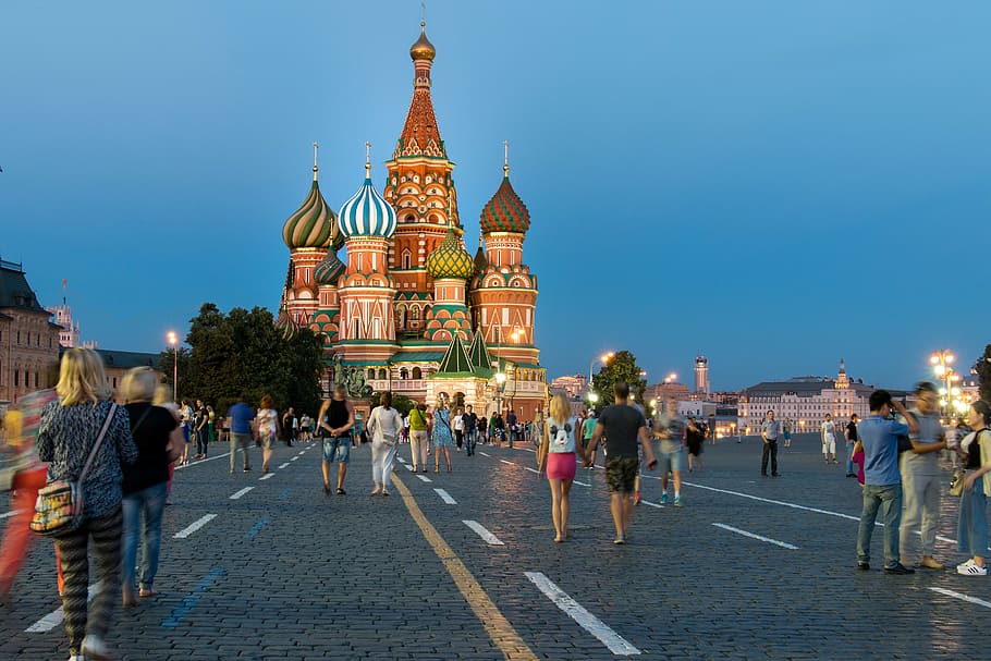 photography of St. Basil's Cathedral, moscow, red square, russia