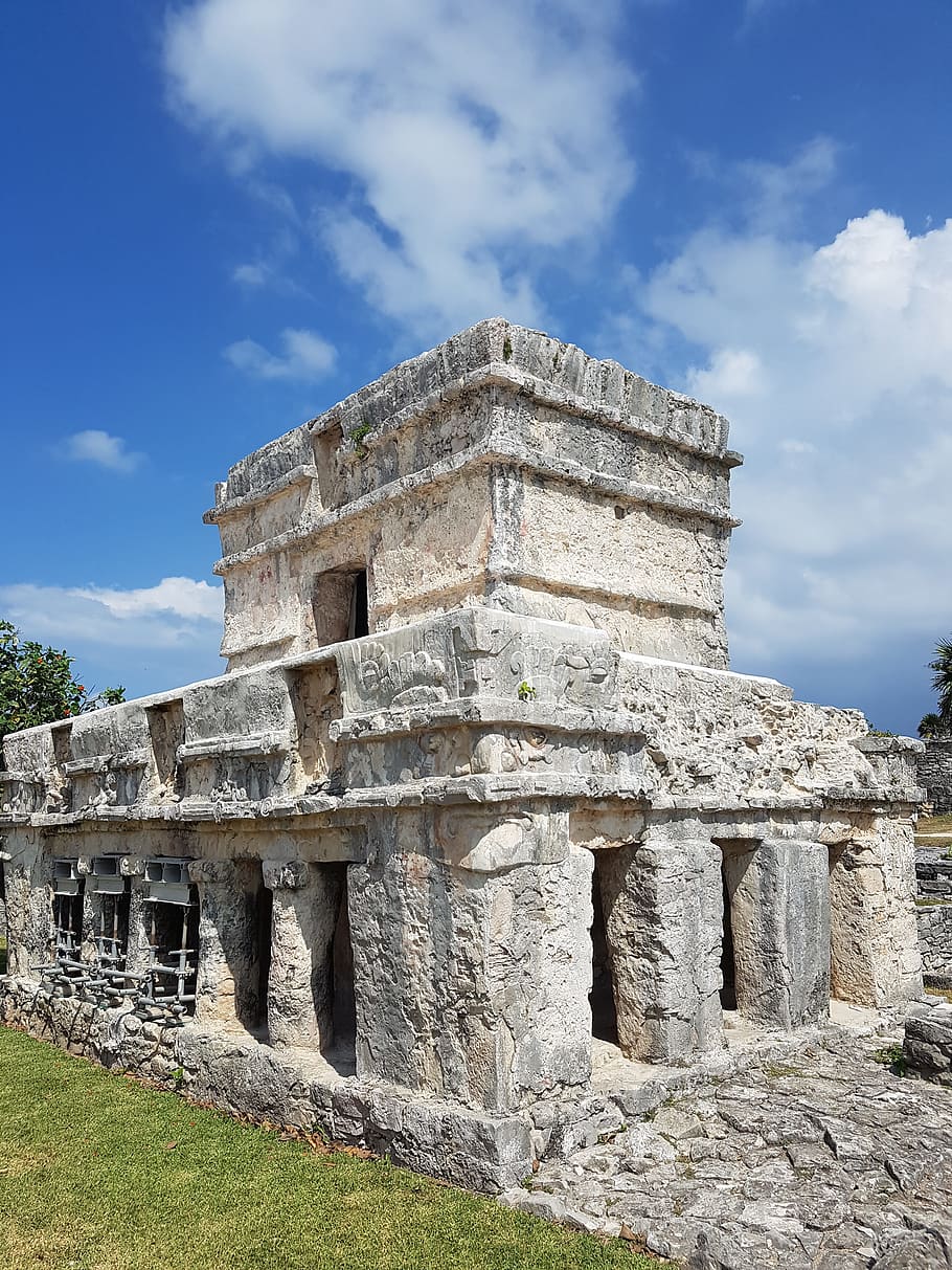 Tulum, Pyramid, Ruins, Inca, old ruin, history, stone material HD wallpaper