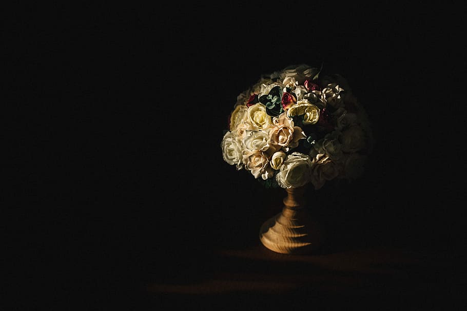 flower, bouquet, baroque, table, still life, colorful bouquet HD wallpaper