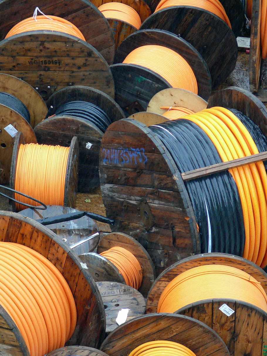 Coil, Wire, Work, Pull, Hard, site, pull hard, worker, city HD wallpaper