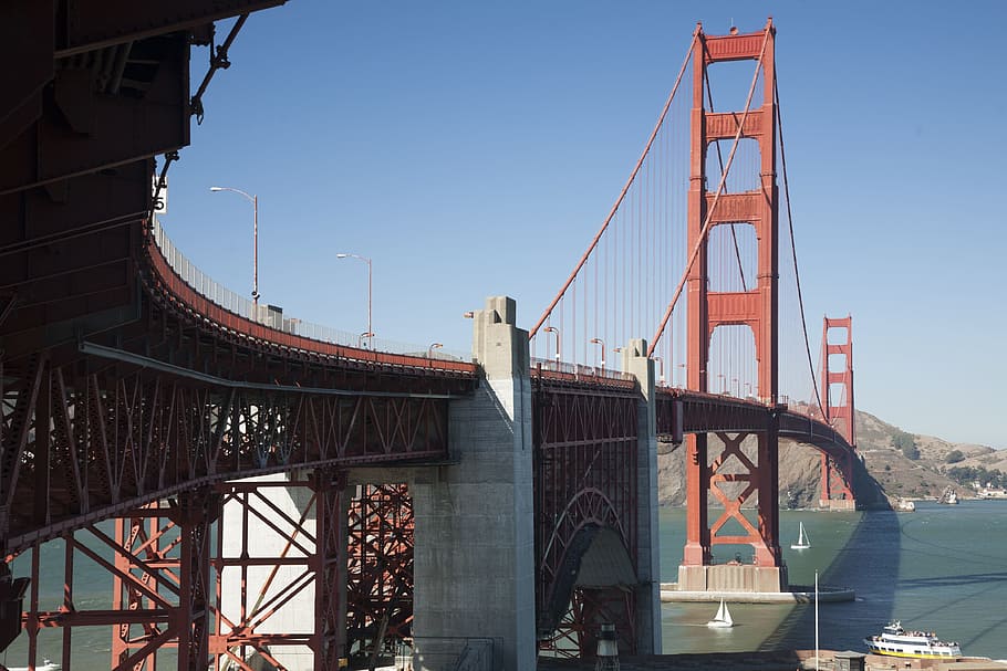 san francisco, bridge, us, architecture, built structure, bridge - man made structure HD wallpaper
