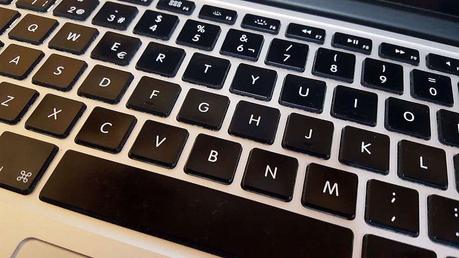 Macbook, Keyboard, Laptop, Computer, technology, keys, lyrics HD wallpaper
