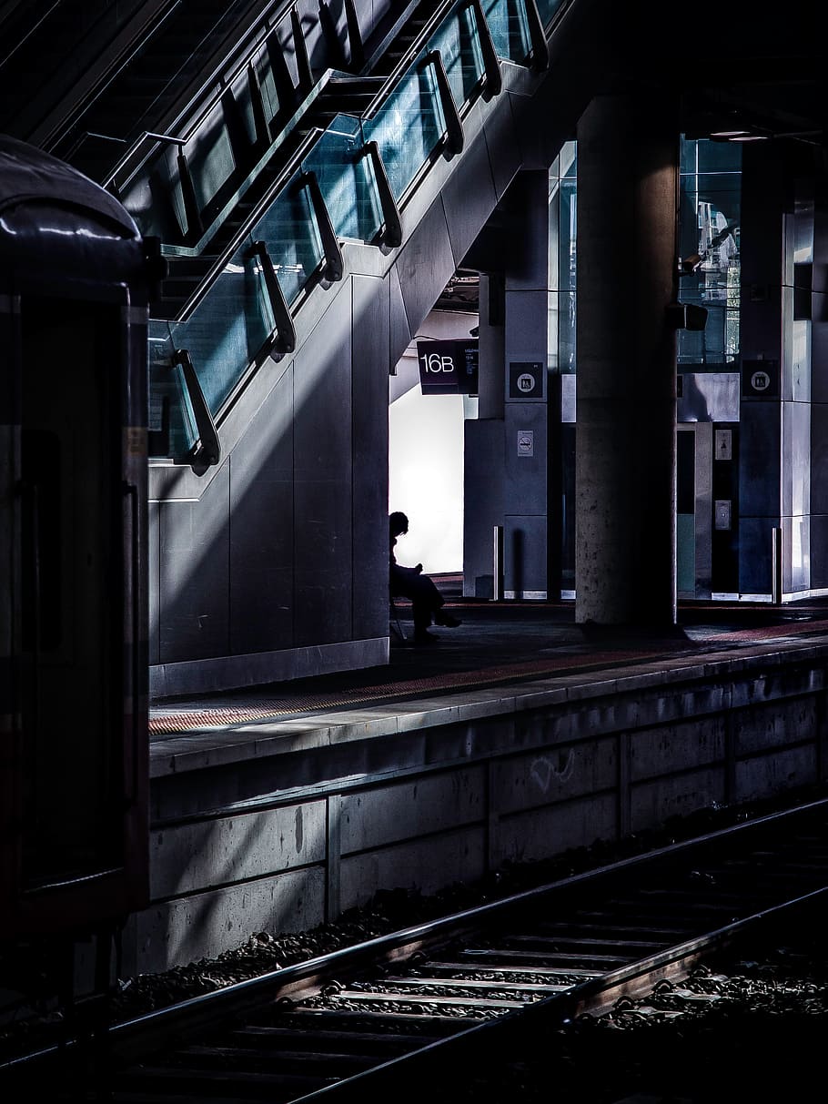 architecture, building, infrastructure, railway, track, rail transportation HD wallpaper