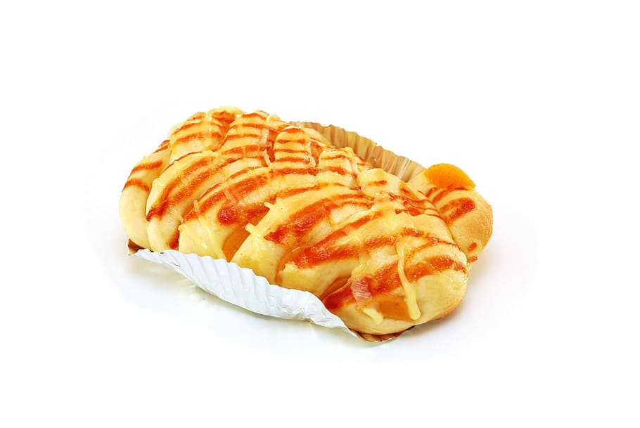 bread coated with syrup, Bakery, Sweets, Meal, Food, Pizza HD wallpaper