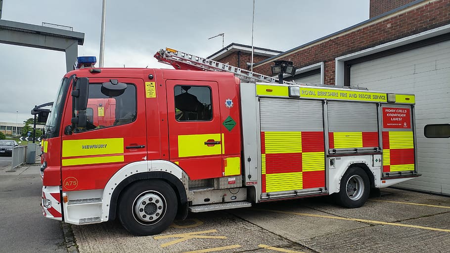 fire engine, fire truck, emergency, united kingdom, transportation HD wallpaper