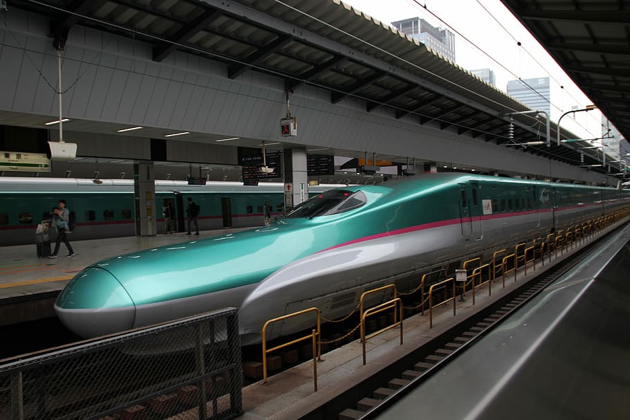 train, bullet, fast, railway, speed, modern, electric, rapid HD wallpaper