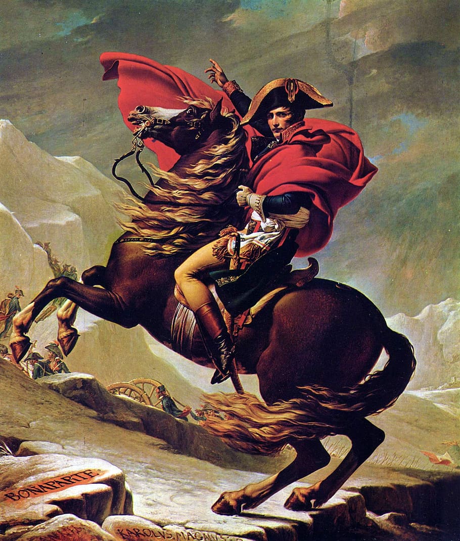 HD wallpaper: Napoleon Bonaparte painting, man, horse, france, emperor,  reiter | Wallpaper Flare