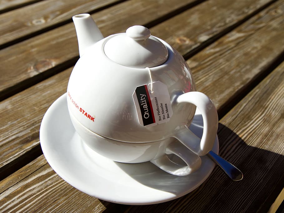 ceramic, cup, teacup, teapot, tee, drink, refreshment, crockery HD wallpaper