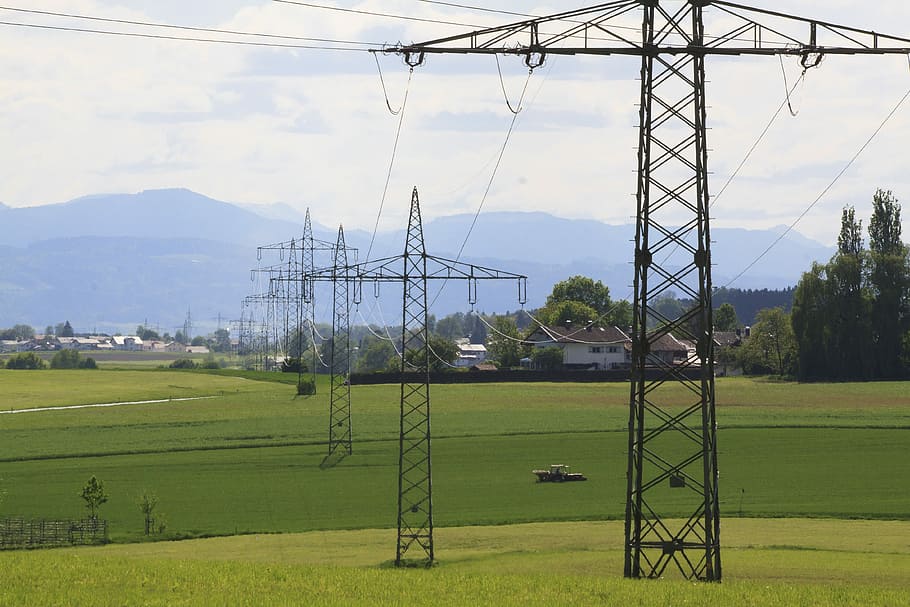 electricity, voltage, performance, energy, industry, wire, steel HD wallpaper
