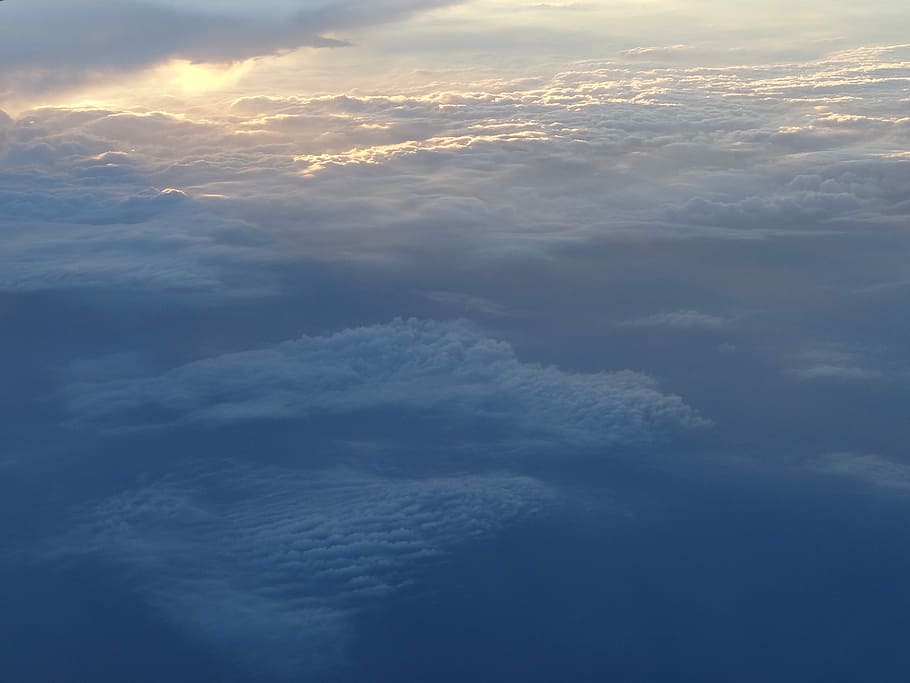 Cloud, Patterns, Cloudscape, cloud patterns, sky, nature, sunset HD wallpaper