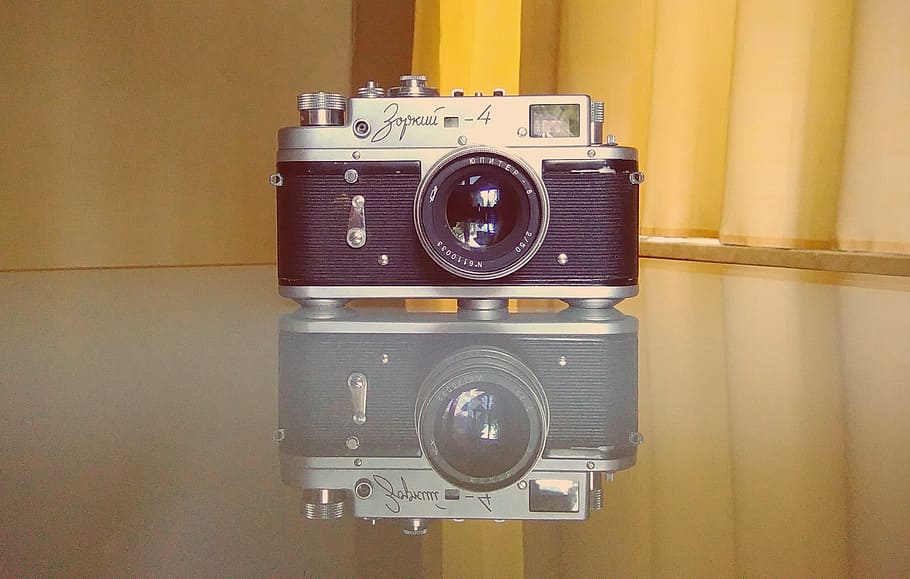 camera, old, retro, vintage, reflection, photography, lens HD wallpaper