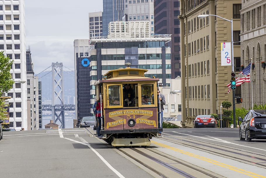 cable car, trolley, transport, tourism, travel, transportation HD wallpaper