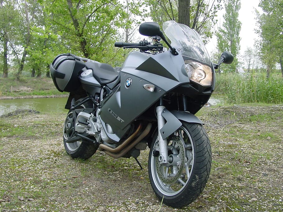 Bmw, F800St, Gray, Engine, Motorcycle, headlight, rubber, wheel HD wallpaper