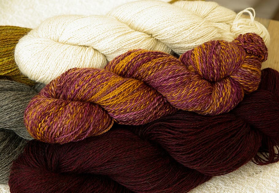wool, knitting, crafts, colorful, material, hobbies, close-up HD wallpaper