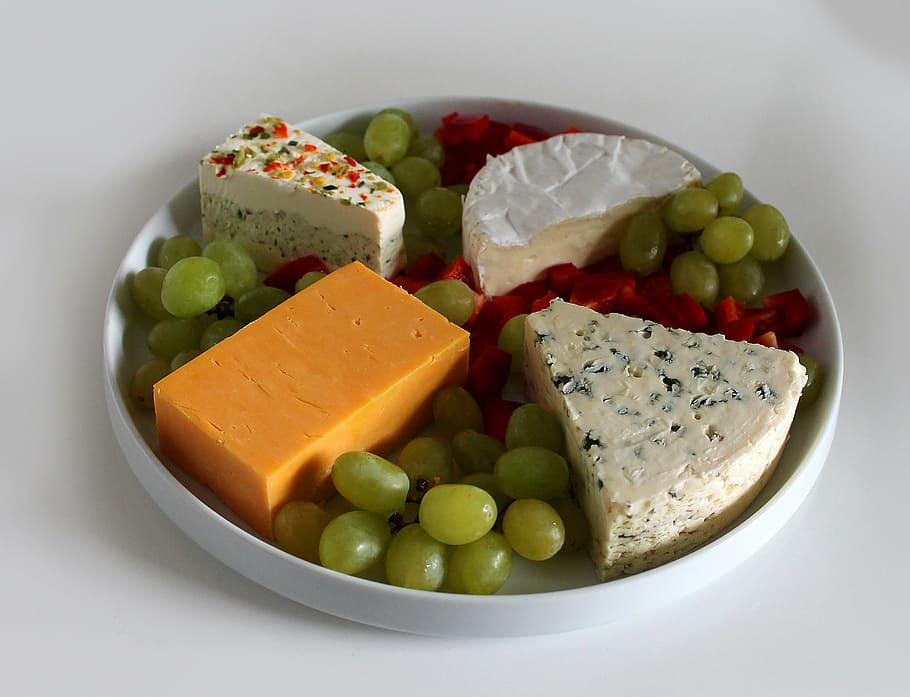 cheese, fruit, ostefad, refreshments, food, cheese and fruit HD wallpaper