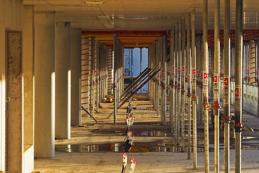 Construction, Site, Build, Building, house construction, construction work HD wallpaper