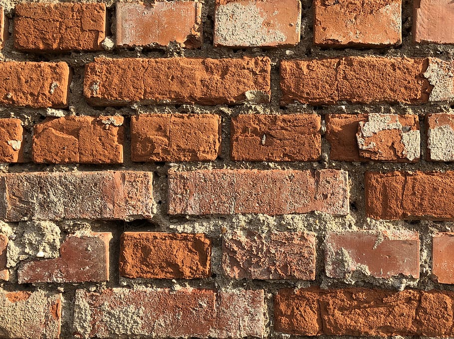 brick, cube, wall, stone, dark, brickwork, old, solid, rough HD wallpaper