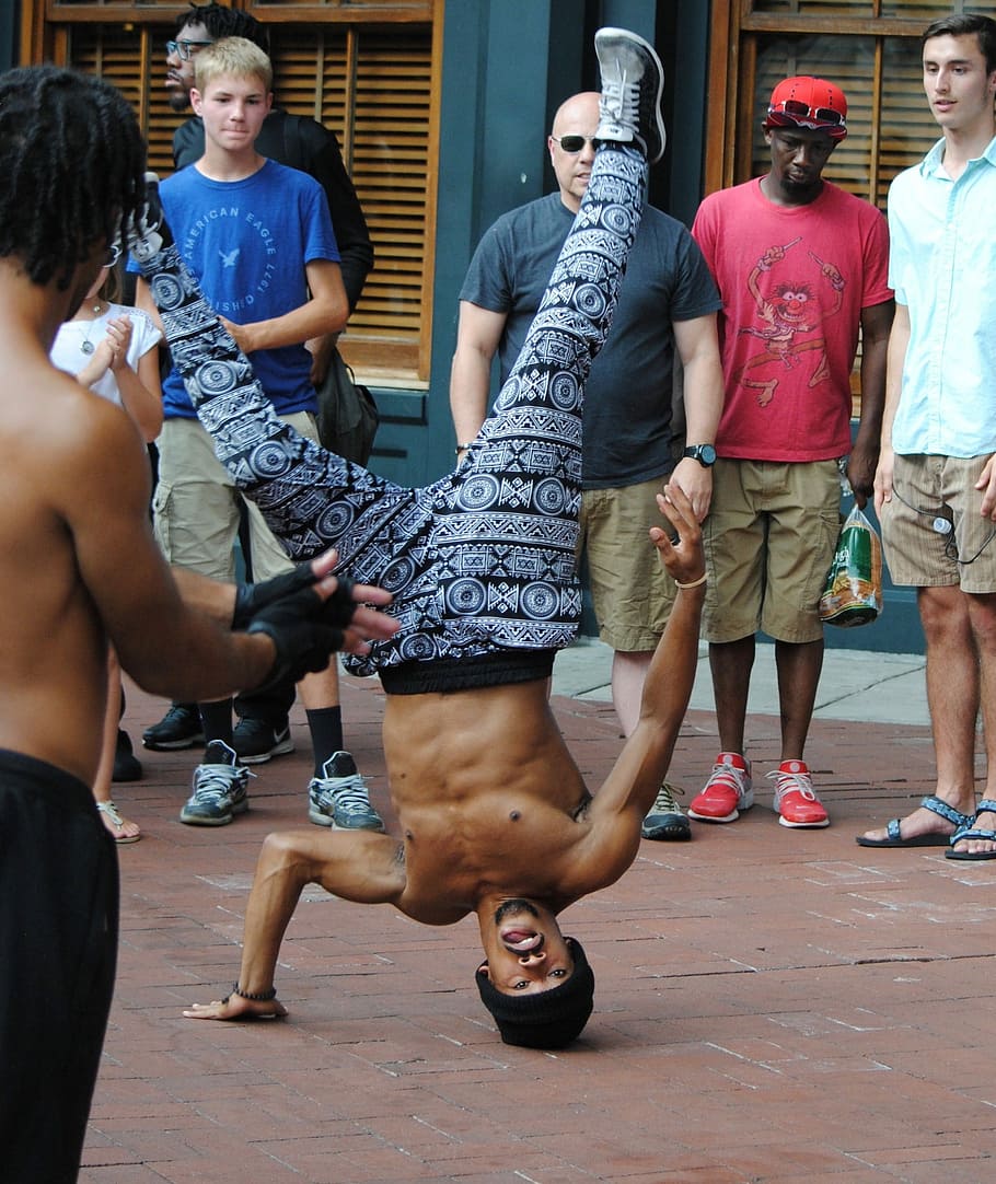 Headstand, Athlete, Spin, standing, young adult, young men HD wallpaper