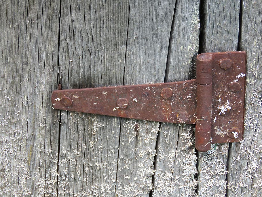 rusty, old, hinge, vintage, grunge, metal, dirty, aged, antique HD wallpaper