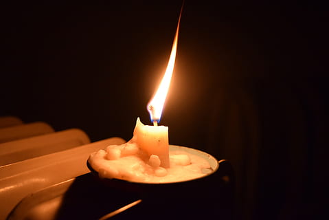 close-up photography of lighted candle, Sailing, Environment HD wallpaper