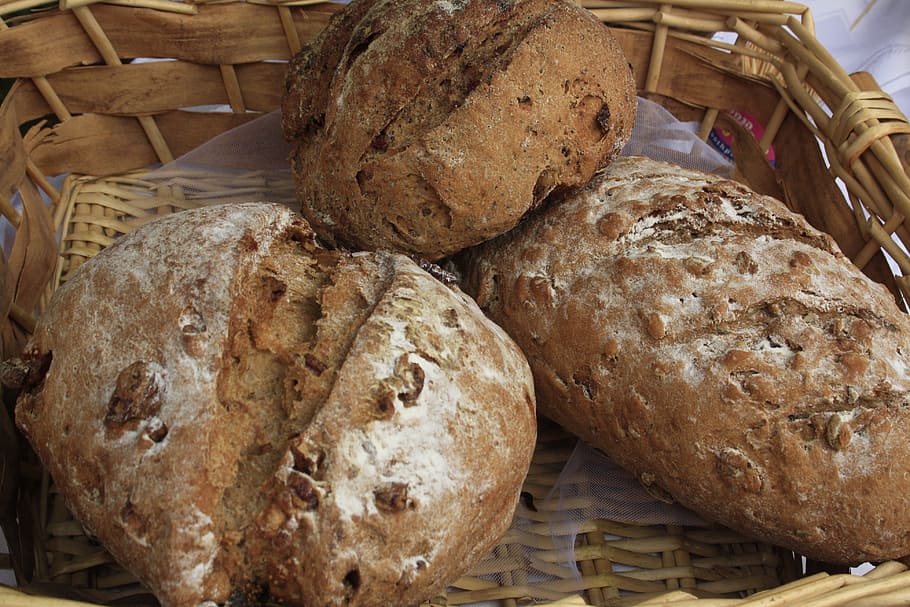 bread, food, delicious, food and drink, freshness, baked, loaf of bread HD wallpaper