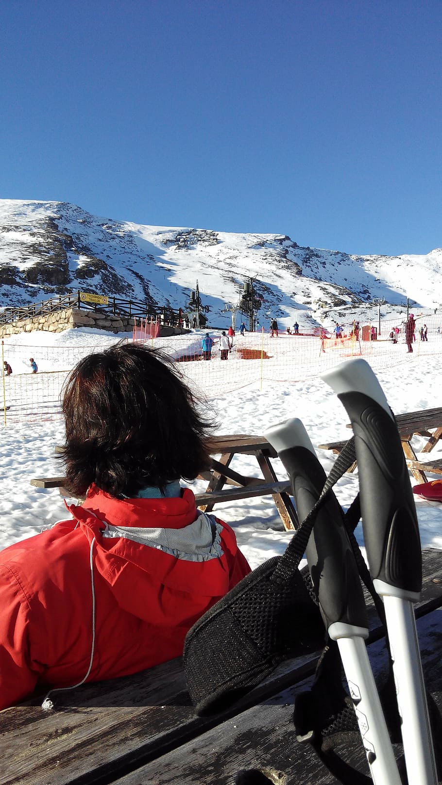 snow, ski, mountain, winter, real people, leisure activity HD wallpaper
