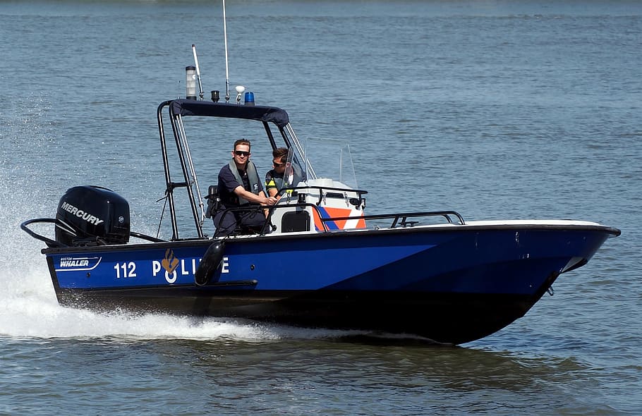 Speed Boat, Police, Boat, Water, Speed, security, ocean, sea