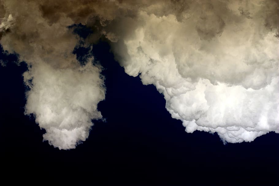 cloud, sky, fluffy, white, cloud - sky, cloudscape, no people HD wallpaper