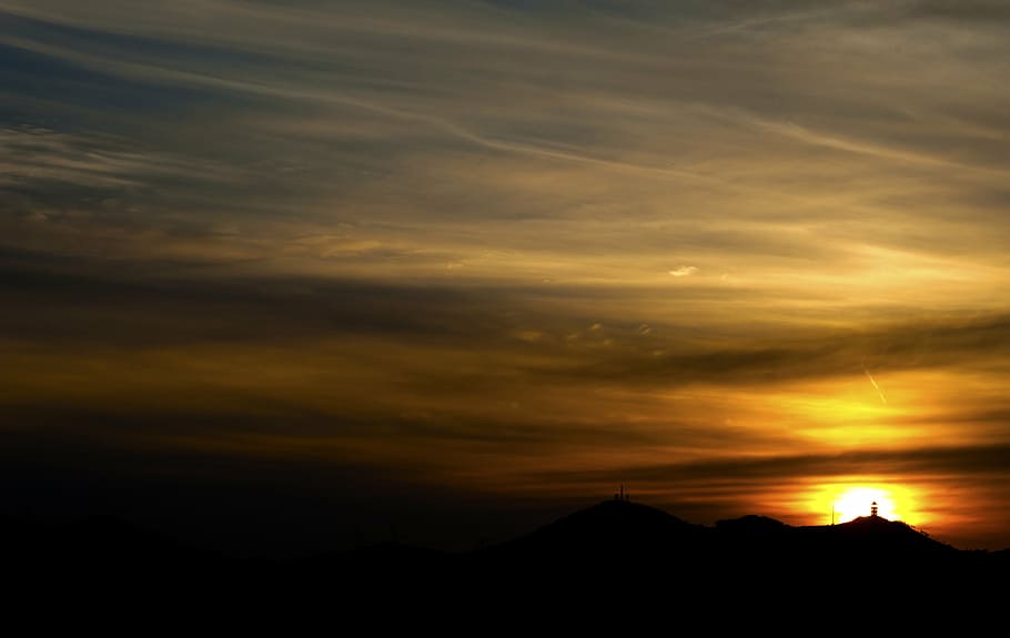 sunset, quiet, beautiful, cloud, sky, beauty in nature, cloud - sky HD wallpaper