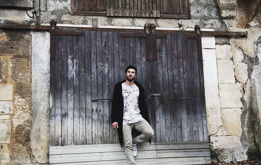 mode, man, reflection, one person, casual clothing, young adult HD wallpaper