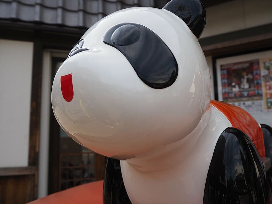 panda, asakusa, post, close-up, mode of transportation, focus on foreground HD wallpaper