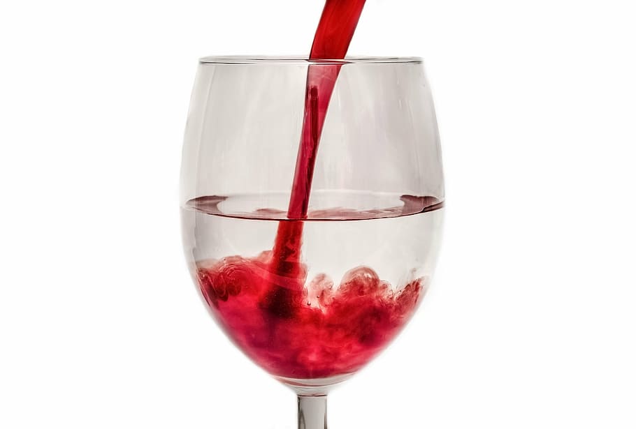 photography of clear wine glass with wine, water, lemonade HD wallpaper