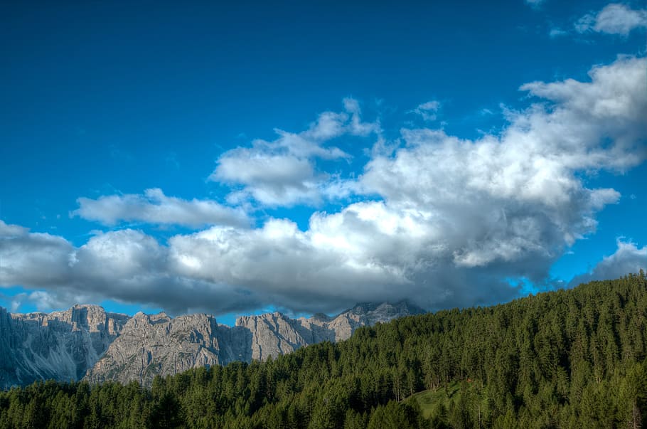 landscape, mountains, nature, sky, clouds, daylight, environment HD wallpaper