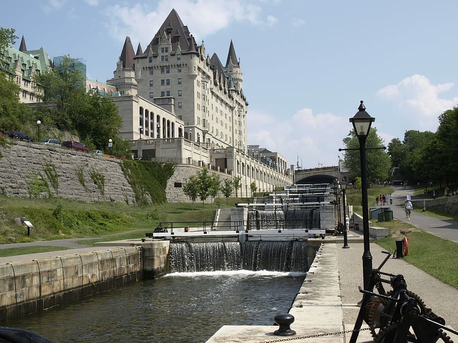 ottawa, canada, locks, architecture, built structure, building exterior HD wallpaper