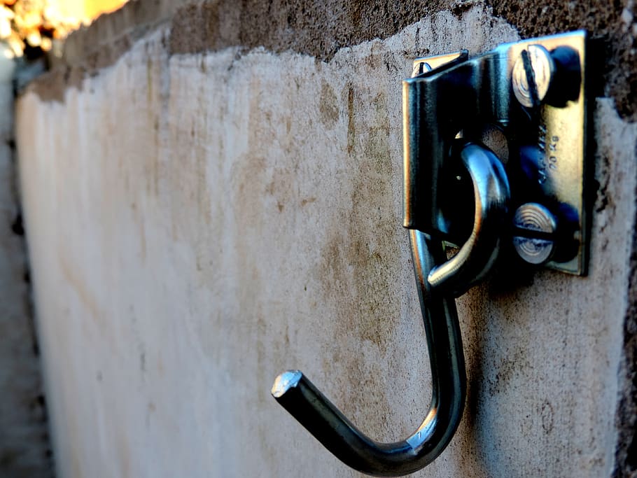 anchor, network, wall, rustic, metal, close-up, door, security HD wallpaper