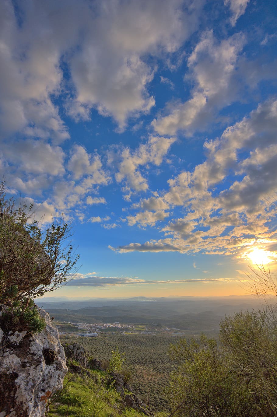 mountain, clouds, sunset, cloud - sky, scenics - nature, beauty in nature HD wallpaper