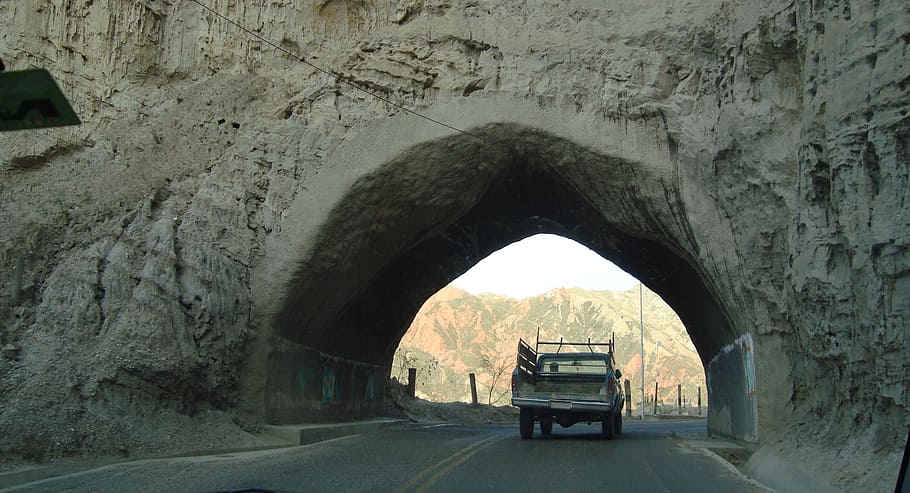 tunnel, van, road, arch, built structure, architecture, transportation HD wallpaper