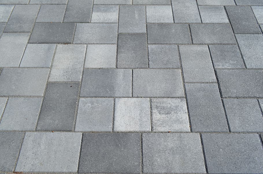patch, concrete stone paving, hybrid joint, full frame, backgrounds HD wallpaper